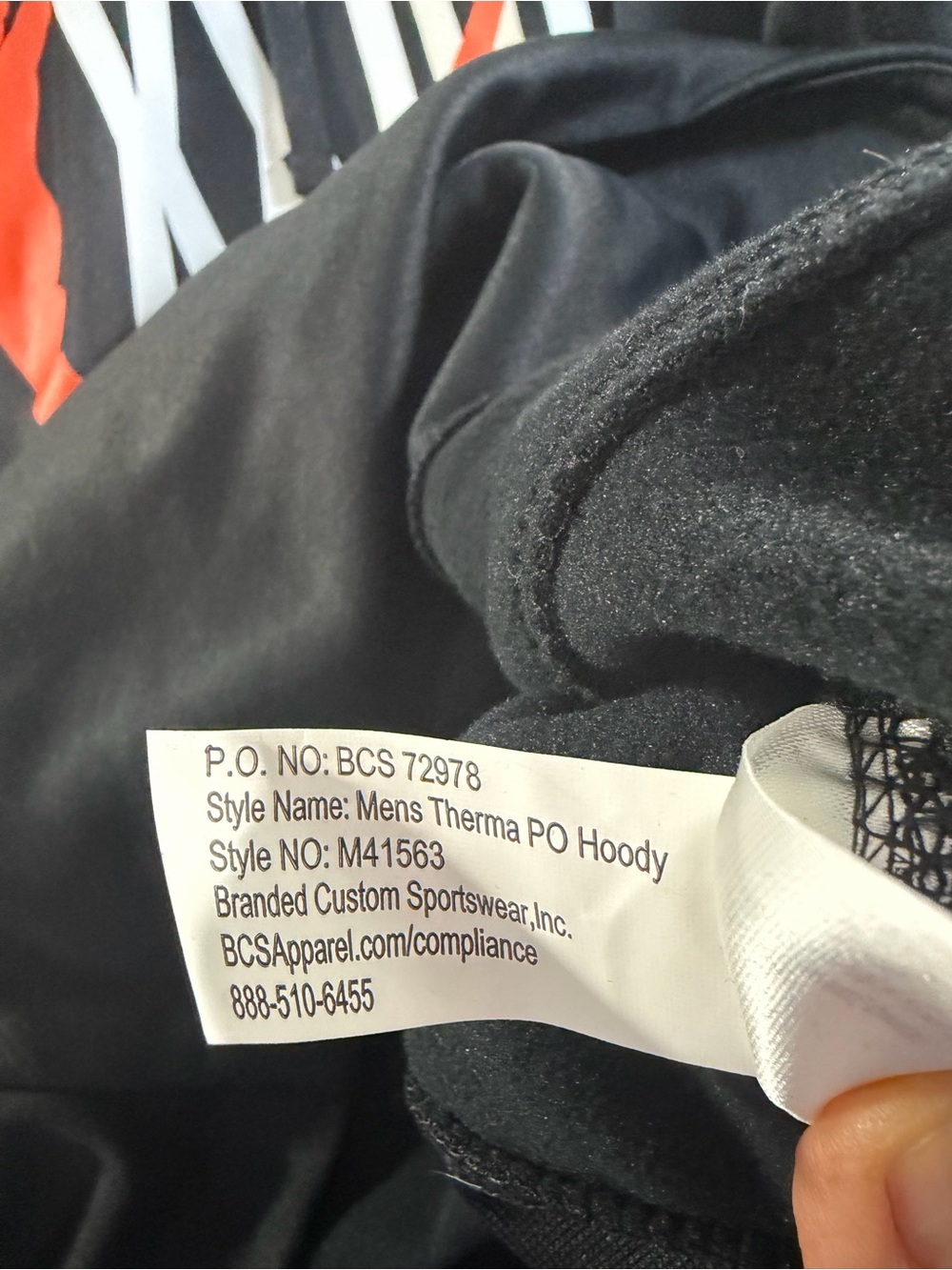Nike WNBA Dri-FIT Therma Black Orange COUNT IT XXIIII Hoodie Mens XXL M4156 - Picture 4 of 9